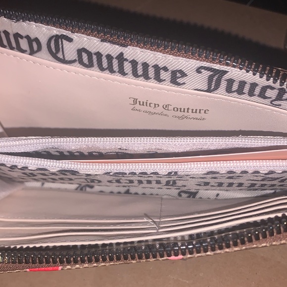 Juicy Couture Brown Wallet with Red Heart Accents - Picture 6 of 7